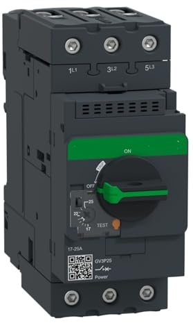 GV3P25 GV3-P25 Interruttore automatico motore, GV3, 3P, 17-25 A, magnetotermico, terminali EverLink
