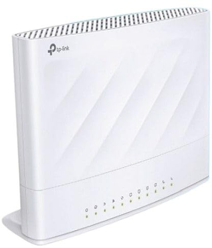 TP-Link EX520v router wireless Gigabit Ethernet Dual-band [2.4 GHz/5 GHz] Bianco (TP-LINK EX520V DUAL B ROUTER WIFI6 VOIP)