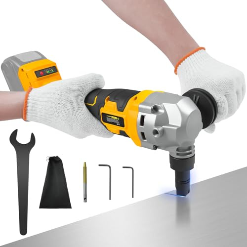 Cordless Metal Nibbler for Dewalt 20V Battery, 3 Speed Nibbler Steel Cutter