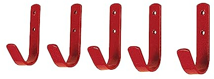 Stubbs General Purpose Hook Set of 5 Red S28AB