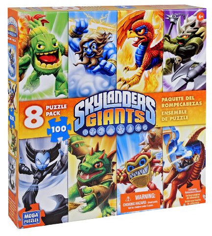 Mega Bloks 51133 - Skylanders 8 in 1 Puzzle-Multipaket