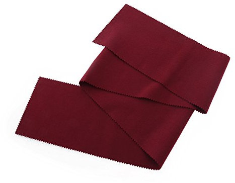 VORCOOL Copertura tastiera per pianoforte 128 x 15 cm (rosso)