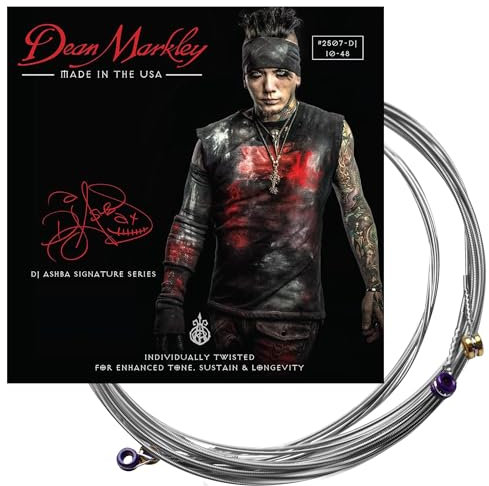 DEAN MARKLEY NICKELSTEEL ELECTRIC GUITAR STINGS DJ ASHBA 10-48
