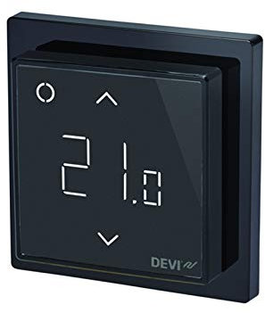 DEVIreg Smart WiFi Digital Thermostat Raumregler für Fussbodenheizung elektrisch, schwarz 140F1143