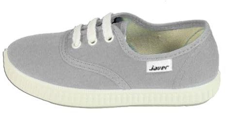 javer 60 - Zapatillas Lona Infantil Bebé niño Color: Gris Talla: 19