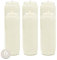 Hyoola Ceri Votivi in Cera Vegetale - Durata 7 Giorni, Pacco da 6-18 Cm - Candele Votive a Colonna in Vasetto per Uso Religioso, Commemorativo, Decorazione di Feste, Veglie ed Emergenze