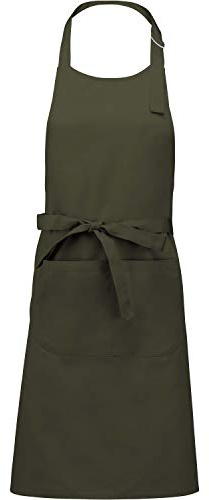 Kariban Schürze Coton Avec Poche