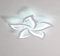 Comely Deckenlampe, LED Deckenleuchte 60W 6750lm, Kaltes Weiß 6500K Moderne Blütenblatt Design Deckenlampe für Wohnzimmer Küche Schlafzimmer Esszimmer, Dia 60cm