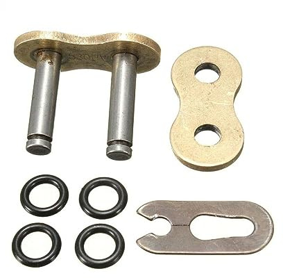 TERAM LOISIRS Attache Rapide Compatible pour Chaine Moto Quad Pas 525 + Joints Torique Neuf France