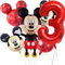 XXL-Ballon-Set * Mickey Mouse * als Deko für Kindergeburtstag und Mottoparty | mit Zahlen von 1 bis 19 | Micky Maus Geburtstag Party Kinder Ballondeko Partydeko, Edition: 3. Geburtstag