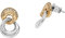 Skagen Ohrringe Für Frauen Kariana, Länge: 17.8mm, Breite: 12mm Gold, Silber Edelstahl-Ohrringe, SKJ1609998