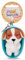 NICI Porte - clés Chien Sleeping Pets Cocker 8cm