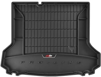 FROGUM ProLine 3D Gummimatte Exklusive Auto Kofferraummatte Kofferraumwanne mit Logo für Volkswagen ID.4 ab 2020 | Bequemer Organiser | Die höchsten Kanten | Elegantes Design