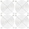 4 Pcs 12cm Ventilation Protectors, Durable Mesh Safety Covers for Cooling Fans, Metal Finger Guards with Secure Installation, Protective Shields for Home and Office Use
