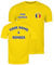 lepni.me Personalisiertes Herren-Fußballtrikot Rumänien-T-Shirt | Name und Nummer | Rumänische Flagge, Abzeichen | Fußball-Europameisterschaft 2024 (L Gelb Mehrfarben)