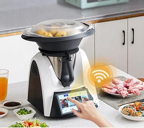 Intelligenter Küchenmaschine, 17,8 cm (7 Zoll), multifunktionale Küchenmaschine mit Quittungen und Sprachschalter