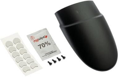 Puig 21845N Vorderradkotflügelverlängerung widerstandsfähigem ABS, Schwarz