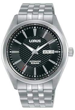 LORUS Herren Analog Automatik Uhr mit Edelstahl Armband RL483BX9