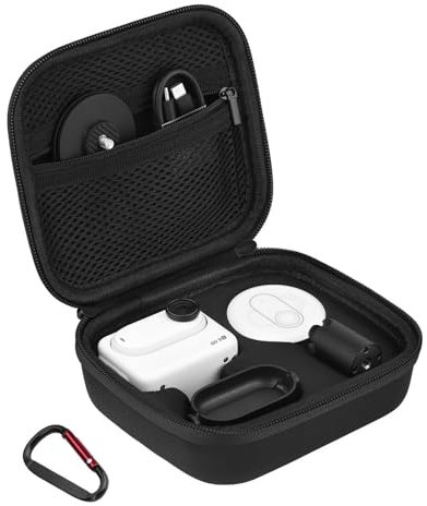 BRDRC Carrying Case for Insta360 GO 3S / GO3 Accessories, Storage Bag Protective Case Hard Shell Cover for Vlogging Action Camera