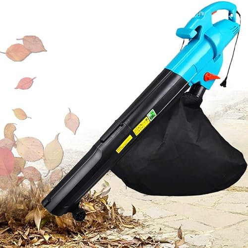 3000w Leaf Blower Vacuum(275km/H) - Lightweight & Compact, 3 in 1 Vacuum Shredder Mulcher - 45l Collection Bag + 15:1 Shredding Ratio