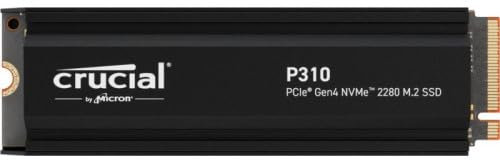 Crucial P310 - SSD - 2 TB - Internal - M.2 2280 - PCIe 4.0 x4 (NVMe) - Integrated Heatsink