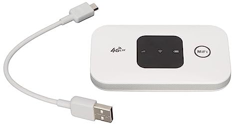 4G Hotspot Mobile, 150 Mbps 4G LTE Mobile Hotspot Hotspot Wireless Hotspot High Spounter Pocket Router Hot Spot Mobile con Router da Viaggio con Slot SIM 2100Mah Wi Fi Dispositivo