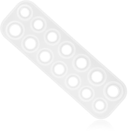 Lotsdonxia Silikonharz-Ringformen-Set – verschiedene Größen, Dual-Design, Epoxid-Schmuckformen, lebensmittelecht, antihaftbeschichtet, DIY-Bastelset für Ringe, Ohrringe und Anhänger