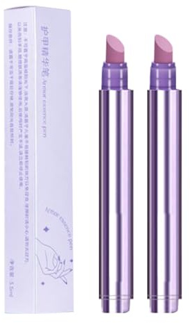 3 En 1 Stylo Soin des Ongles, 2X3ML Stylos Huile Hydratante pour Cuticules, Stylos Sérums Croissance Ongles Naturels avec Pointe Céramique, Sérum Anti Fuite Repousser Cuticules, pour Femmes Filles