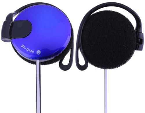 Sports Headphones - Steel, 1.18in Ear Hook Headphones Bone Conduction | Clip-On, Stable Fit High-Fidelity Sports Earbuds, Wireless Sport Headset For Yoga, Running, Hiking, Jogging, Outdoor Activities