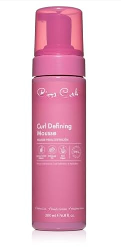 RIZOS CURLS Curl Defining Mousse, Cactus Flower Extract, Maracuja Oil, Red Algae - with a comb