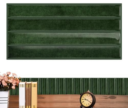 Self Adhesive Tile Cover - Peel Stick Kitchen Wallpaper, Wall Paper for Bathroom Bedroom Living Room Countertop Cabinet Shower Floor Ceiling | Drawer Front Update, Dorm Room Decor, Fireplace Surround