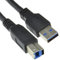 USB 3,0 SuperSpeed câble Type Fiche A vers Type B Fiche Noir 3 m [3 mètre/3m]