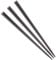 BambooMN - Triangular Prism Plastic Food Cocktail Pick 3.5 (9cm) - 300pcs - Black