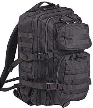 Mil-Tec US Assault Pack Backpack,L,Schwarz