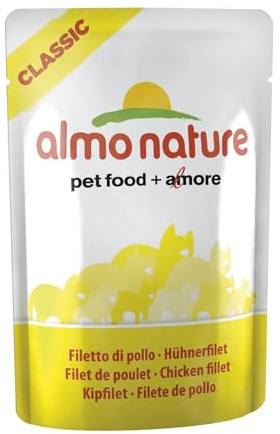 almo nature Classic Natural Huhnfilet für Katzen, 55 g