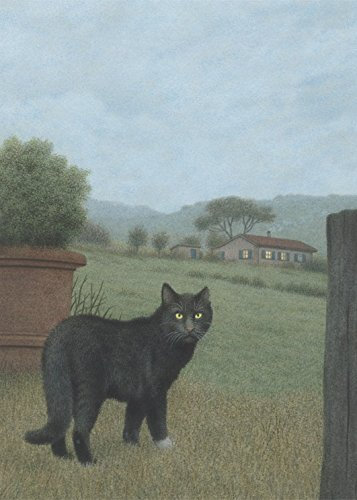 Inkognito Postkarte A6 • 2863 ''Nero auf der Wiese Künstler: Quint Buchholz • Katzen