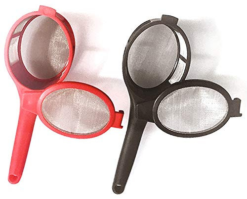 Burwells 2 x Loose Leaf Tea or Coffee Infuser/Strainer or Herbal Tea Filter - Diffuser for Single Mug/Cup