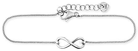 cai Damen Armband 925/- Sterling Silber 16+3cm rhodiniert ohne Stein weiß 274260009