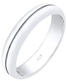 Elli PREMIUM Ring Damen Verlobung Elegant Basic aus 925 Sterling Silber