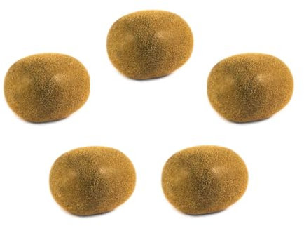 Decorazione per frutta artificiale, frutta artificiale, verdura, decorazione (Kiwi, 3 pezzi, verde)