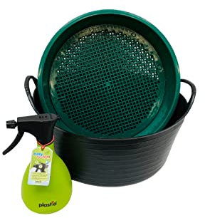 SUPERWURM Zubehör Set - Wurmsieb, Auffangbehälter, Wassersprüher - (ohne Würmer)