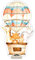 Farbklecks-Collection Musikboxregal Heissluftballonfamilie 2