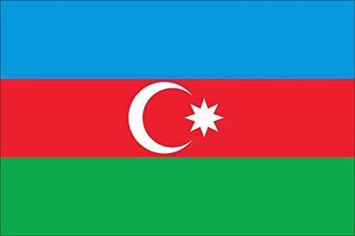 flaggenmeer® Flagge Aserbaidschan 120 g/m² ca. 200 x 335 cm