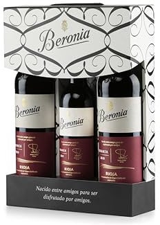 Beronia Estuche Vino Crianza 2x750 ml y Crianza 375 ml - D.O.Ca. Rioja