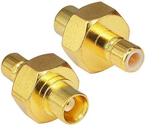 YILIANDUO DAB Autoradio Antenneadapter MCX Buchse auf SMB Stecker für DAB Radio Antenna Aerial RF Kabel Car Satellite Sirius XM MEHRWEG 2 Stücke