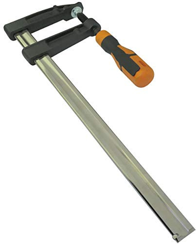 AERZETIX - C46176 - Serre Joint de Menuisier 80x300mm - Serre Joint à Pompe - Profondeur 80mm - Ouverture de Mâchoire 300mm - Serre Joint de Serrage/Coller/Soudage/Perçage/Meulage - Poignée Bi-Matière