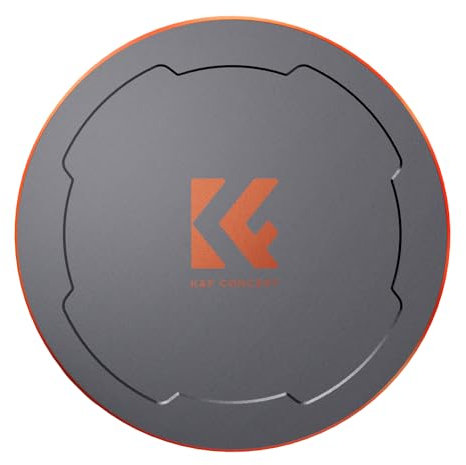 K&F Concept 2-in-1 Magnetic Metall Objektivdeckel mit Gewinde-72mm,Kompatibel mit Objektiven und K&F Concept Magnetischen Filtern