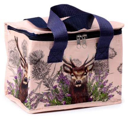 Puckator Coole Lunchtasche mit Wild-Hirsch-Design aus recycelten Kunststoffflaschen – Isolierte Lunchtasche für Damen Herren Kinder – Lunchbox-Tasche für Arbeit & Schule – Strand-Picknick-Zubehör