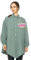 SASSYCLASSY Oversize Musselin Bluse Damen Langarm - Oversized Freizeit Look - Hemdbluse lang aus Baumwolle mit V Ausschnitt - Long-Bluse One Size (Gr. 36-48) Grün