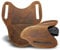 Mitsch EDC Pouch Messerscheide Echtes Leder Ledertasche Messerholster Taschenmesser EDC Tasche Werkzeugtasche Holster Messer Tasche Messertasche Messeretui Gürteltasche für Klappmesser (braun)